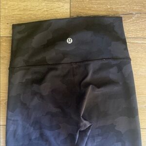 Lululemon Black Camo Leggings